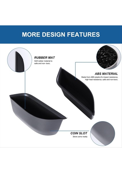 Vw Id 7 Id7 2024 Kapı Kolu Cep Eki Arka Kapı Için Araba Kapı Kolu Saklama Kutusu Tepsisi (Yurt Dışından) indirimleri