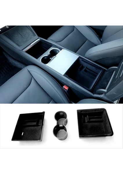 Tesla Model 3 Için Highland 2024 Merkez Konsol Organizatörü Koltuk Demirliği Saklama Kutusu Kabuğu Tutucu Ekleme Aksesuarları (Yurt Dışından) fırsatları