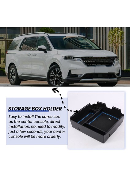 Kia Carnival Için 2021 2022 Otomobil Merkez Konsolu Kol Standı Saklama Kutusu Tutucu Iç Organizatör Eldiven Tepsisi Aksesuarları (Yurt Dışından) indirimleri
