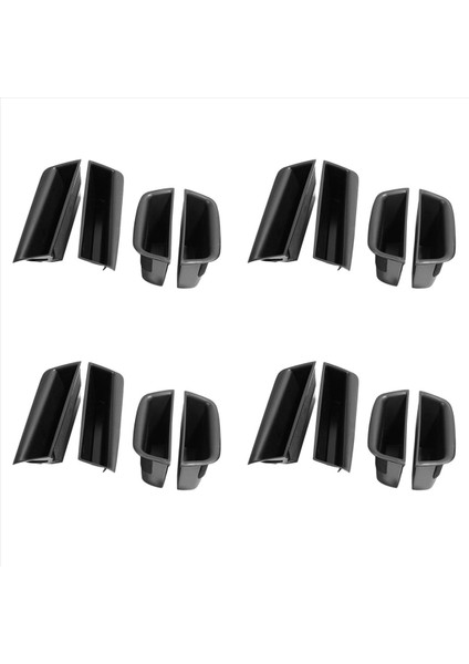 16PCS Araba Ön Kapı Koltuk Alanı Depolama Kutusu Mercedes Benz C Sınıfı W204 2008-2014 Iç Modifikasyon Dekoratif (Yurt Dışından)