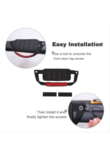 Ford Bronco 2021-2024 Otomobil Iç Aksesuarları Için Ön Kapı Çatı Tutma Tapı Molle Panel Depolama Organizatörü (Yurt Dışından) modelleri