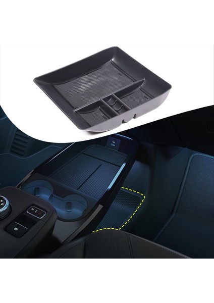 Ford Mustang Mach-E 2021-2023 Merkezi Kontrol Alt Saklama Kutusu Organizer Tepsi Aksesuarları (Yurt Dışından) fiyatları