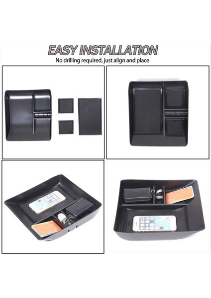 Ford Mustang Mach-E 2021-2023 Merkezi Kontrol Alt Saklama Kutusu Organizer Tepsi Aksesuarları (Yurt Dışından) modelleri
