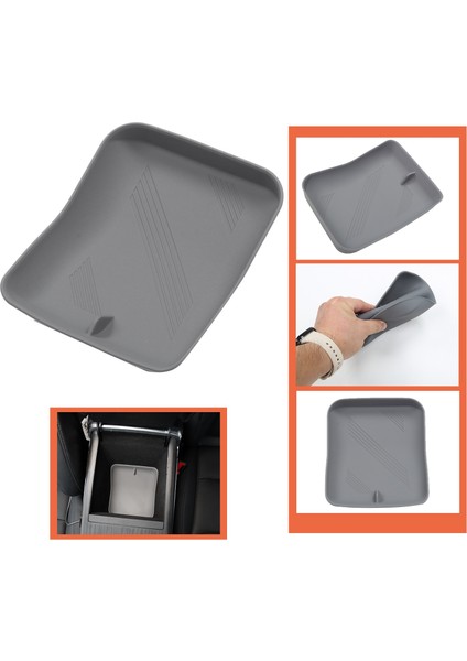 Tesla Model x Için Koltuk Kökeni Depolama Koruyucu Pedler Araç Iç Aksesuarları Gri (Yurt Dışından) fiyatları
