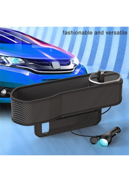 Araba Koltukları Uzay Dolgu Organizatör Kupa Tutucu Ön Araba Koltukları Organizatör 2 USB Port Konsol Yan Cep (2 Paket) (Yurt Dışından) modelleri