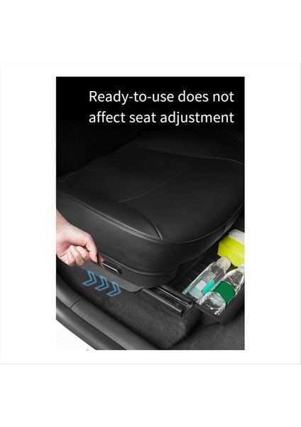 Tpe Tesla Model Y Için Koltuk Depolama Kutusu Altında 2017-2024 Merkez Konsol Organizatör Kutuları Ön Arka Koltuk Çantası Çöp Tepsisi (Yurt Dışından) indirimleri