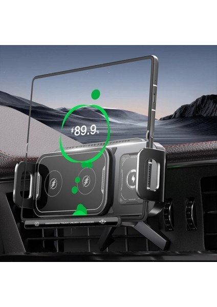 Araba Kablosuz Şartı Telefon Stand Hava Havalandırma Telefon Stand 360 Derece Dönen Telefon Braketi Desteği Hızlı Şarj (Yurt Dışından) fiyatları