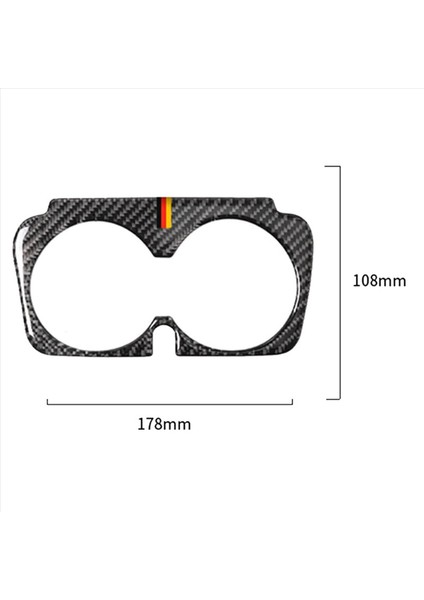 2x Karbon Fiber Araç Merkezi Kontrol Su Kupası Tutucu Mercedes-Benz C Glc E Sınıfı W205 X253 W213 2015-2019 (Yurt Dışından) modelleri