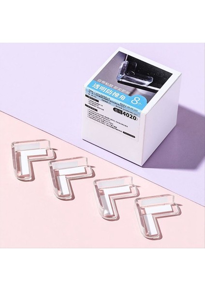 8pcs Şeffaf Anti -Çarpışma Açısı Pvc Pad Çocuk Güvenliği Köşe Koruma Bebek Çarpışma Kanıtı Koruyucu Masa Köşesi (Yurt Dışından) fiyatları
