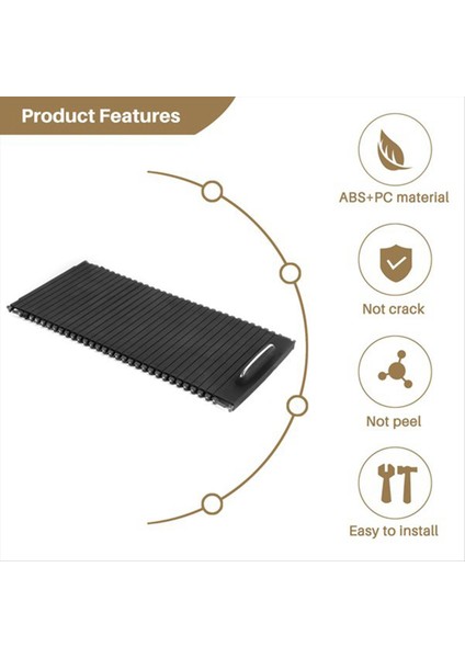 2pcs Araba Iç Kapalı Merkez Konsolu Mercedes C-Cals Için Kapak W204 S204 E-Serisi W212 S212 A20468076079051 (Yurt Dışından) modelleri