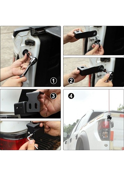 Ford F150 2012 2012 2012 2013 2014 Aksesuarları Için Araba Bagaj Anten Montaj Braket Tutucu Aksesuarları (Yurt Dışından) fırsatları