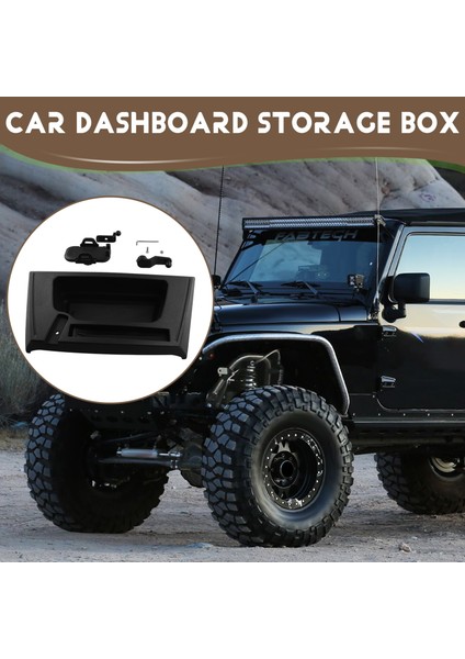 Jeep Wrangler Için Telefon Tutucusu ile Araba Gösterge Tablosu Saklama Kutusu Jk 2011-2017 Araba Aksesuarları Lhd (Yurt Dışından) indirimleri