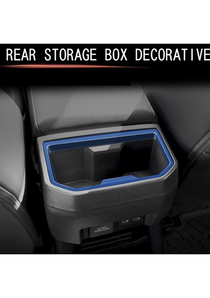 Araç Kolçak Kutusu Arka Su Bardağı Tutucu Çerçeve Kapak Toyota Tacoma 2024 Araç Aksesuarları Mavisi (Yurt Dışından) modelleri