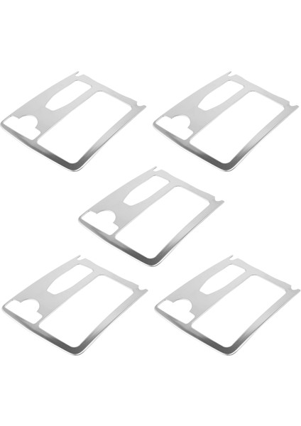 5x Merkez Konsol Tutucu Su Kupası Tutucu Panel Dekorasyon Trim Mercedes Benz C Sınıfı W204 2008-2014 Rhd (Yurt Dışından)