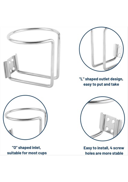 Tekne Yüzük Kupası Içecek Tutucu Evrensel Araba Içecek Tutucu Deniz Kamyonu Rv Fragmanı Için Araba Şişesi Tutucu Kupa Tutucu Gümüş (Yurt Dışından) modelleri