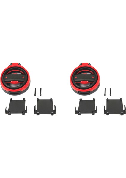 Jeep Wrangler Için 2x Jk 2007-2017 Jl Jt Gladiator 2018-2023 Hava Çıkışı Havalandırma Kupası Tutucu Katlanabilir Su Kupası Montajı A (Yurt Dışından)