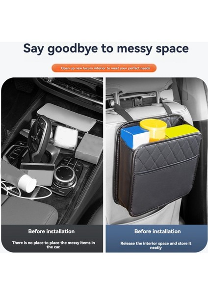 Çoğu Araba Modeli Için Uygun Çok Işlevli Araba Koltuğu Depolama Torbası Deri Depolama Çantası Iç Tasarım (Yurt Dışından) fırsatları