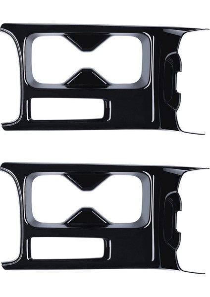 2x Araba Parlak Siyah Merkez Konsolu Su Kupası Tutucu Dekorasyon Kapağı Honda Hrv Vezel 2021 2022 Lhd (Yurt Dışından)