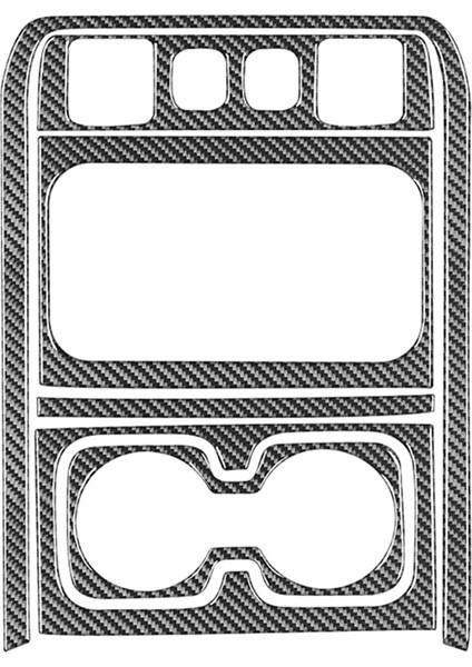 Chevy Için Karbon Fiber Silverado Gmc Sırrra 1500 2014-2018 Merkez Konsolu Saklama Kutusu Panel Kupası Kapak Döşeme Aksesuarları (Yurt Dışından)