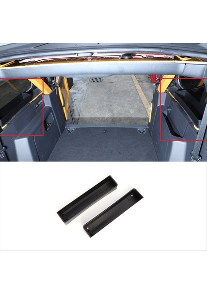 Ford Bronco 2021-2024 4 Kapı Gövde Caddy Kutusu Iç Aksesuarları Için Bagaj Yan Depolama Kutusu Tepsisi Organizatör (Yurt Dışından) indirimleri