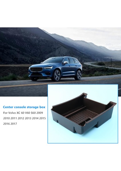 Arm Emri Ikincil Depolama Kutusu Eldiven Palet Merkezi Konsol Tepsi Organizatörü Volvo XC60 V60 S60 2009 2011 2012 2012 2013 2014 2016 2017/V60 S60 2018 (Yurt Dışından) indirimleri