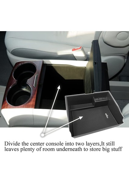 Toyota Sienna Için 2011-2020 Araba Merkez Konsol Organizatörü Koltuk Saklama Kutusu Palet Organizatör Tepsisi Eldiven Kutusu (Yurt Dışından) modelleri