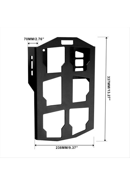 Ford F150 &amp Raptor 2015-2024 Için Kamyon Paket Montaj Plakası Süper Duty F250 F350 F450 2017-2024 Aksesuarlar (Yurt Dışından) indirimleri