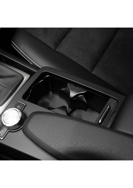 Araba Merkezi Kupa Tutucu Içecek Kupası Tutucu Tepsi Depolama Kapağı Mercedes Benz C-Serisi W204 2046800107 Siyah (Yurt Dışından) fırsatları
