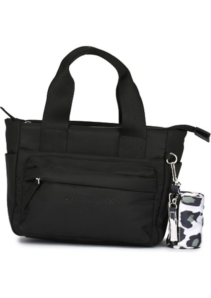 Prst Cokceplı El 5pr Siyah Kadın El Çantası