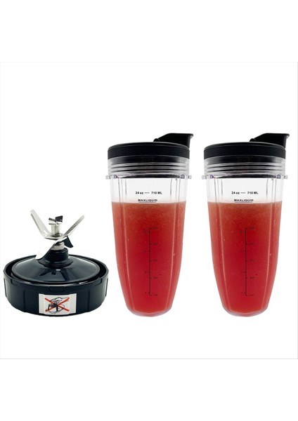 Ninja Auto Iq Pro BL480, BL482, BL642 Için Kapaklı 24 Oz Blender Kabı (Yurt Dışından) fırsatları