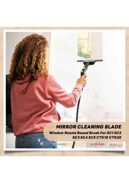 Karcher Sc1 Sc2 Için Buharlı Temizleyici Cam Pencere Nozulu Yuvarlak Fırça (Yurt Dışından) fırsatları