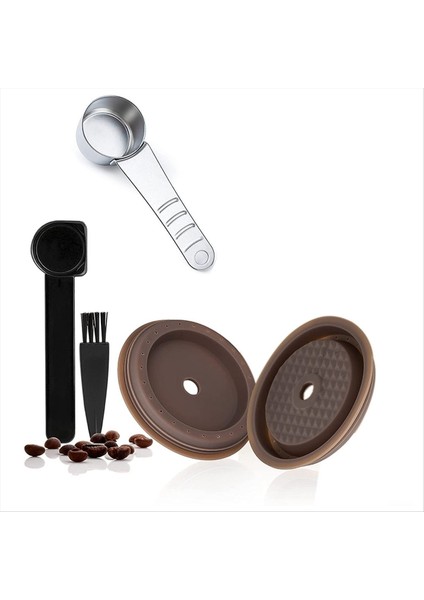 Yeniden Doldurulabilir Nespresso Vertuo Kapsülü Için Yeniden Kullanılabilir Kahve Kapsülü Kapağı (Yurt Dışından)