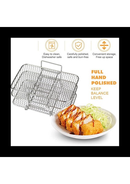 Ninja Dual Air Fryer 304 Paslanmaz Çelik Kurutma Rafı Için (Yurt Dışından) modelleri