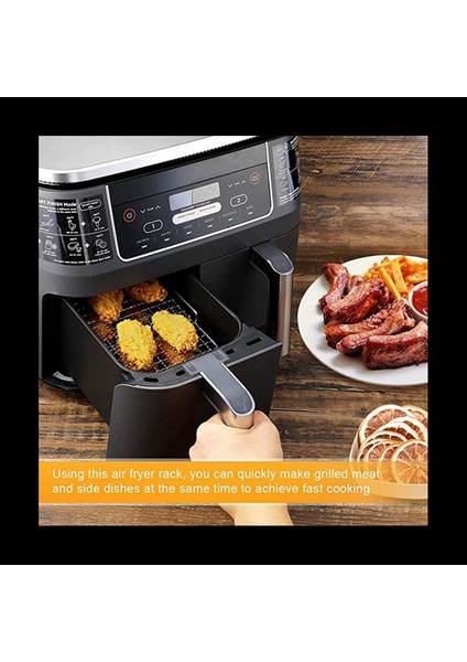 Ninja Dual Air Fryer 304 Paslanmaz Çelik Kurutma Rafı Için (Yurt Dışından) fırsatları
