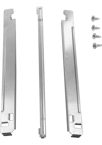 Lg 27 Inç Çamaşır Makineleri Için Krom Çelik Çamaşır Istifleme Kiti (27 Inç) (Yurt Dışından)