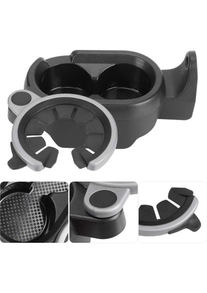 Benz Smart Fortwo 451 2007-2015 Için Çift Delikli Araç Para Fincanı Içecek Tutucu A4518100370 Merkez Konsol Saklama Kutusu (Yurt Dışından) indirimleri