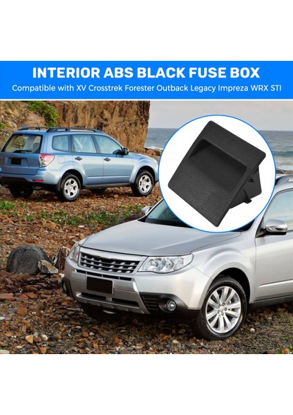 Iç Abs Siyah Sigorta Kutusu Para Konteyner Saklama Tepsisi Subaru Xv Crosstrek Forester Outback Legacy Impreza Wrx Stı ile Uyumlu (Yurt Dışından) indirimleri