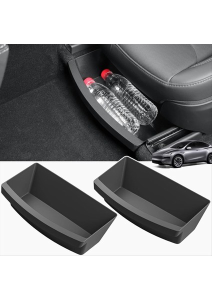 Tesla Model Y Juniper 2025 Için Koltuk Saklama Kutusunun Altında Koltuk Gizli Organizatör Tepsisi Iç Aksesuarları (Yurt Dışından) fiyatları