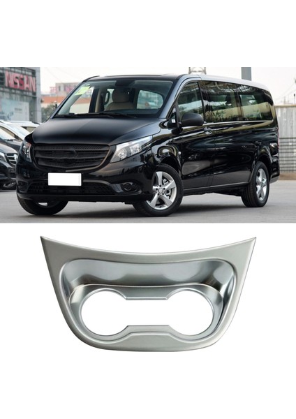 Araba Abs Center Konsol Su Kupası Tutucu Dekorasyon Etiket Kapağı Mercedes Benz Vito W447 2014-2019 Aksesuarlar (Yurt Dışından) indirimleri