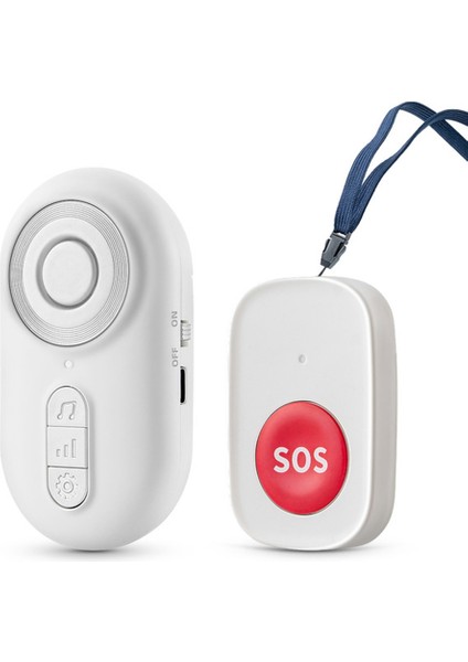 Bakıcı Çekme Cihazı Kablosuz Hemşire Yaşlılar Için Arama Düğmeleri Sos Uyarı Sistemi Taşınabilir Alarm Çağrı Bell (Yurt Dışından)