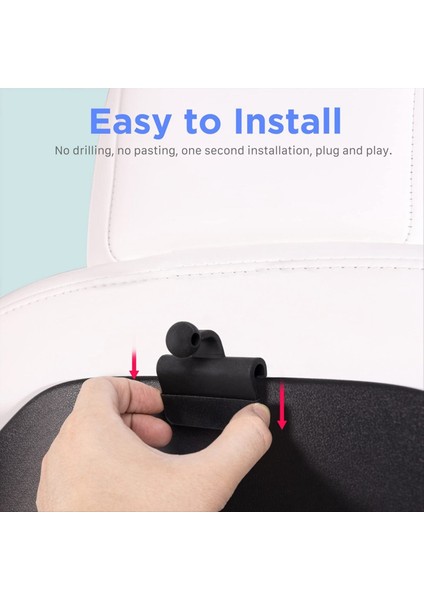 Tesla Model 3 Model Y Model Y Telefon Montajı Ayarlanabilir Arka Koltuk Monte Montaj Telefon Tutucu Aksesuarları (Yurt Dışından) fırsatları