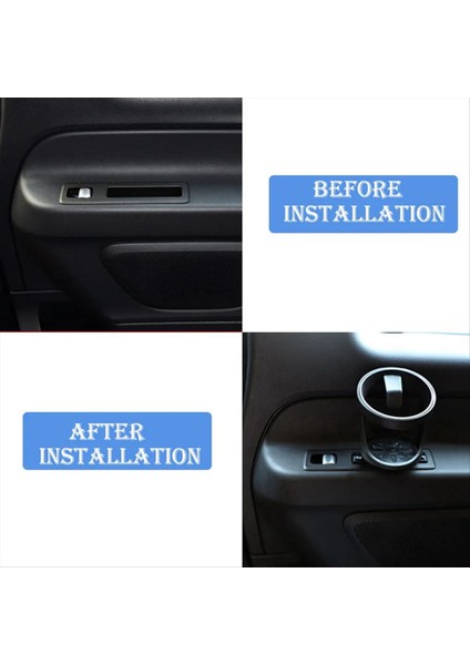 4pcs Arka 3 Sıra Su Kupası Tutucu A4478101400 Mercedes Benz W447 Vito V Sınıf 2015-2020 Içecek Sahipleri A4476927700 (Yurt Dışından) indirimleri