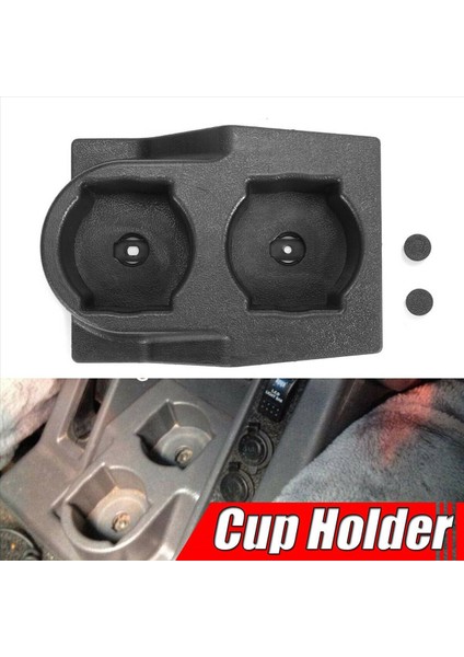 2x Araba Ön Merkez Konsolu Çift Su Kupası Tutucu Nissan Gq Devriyesi Için Siyah Ekle Y60 1988-1997 4WD 4x4 (Yurt Dışından) fırsatları