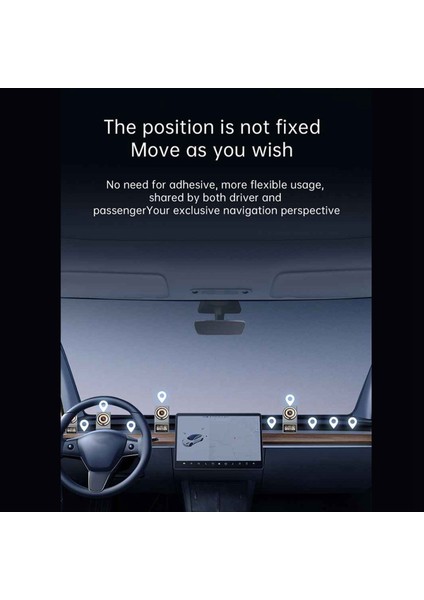 Araba Telefon Tutucu 15W Manyetik Kablosuz Şarj Standı Magsafe Tesla Model 3 Y Için Araba Telefon Şarj Cihazı Için Destek (Yurt Dışından)