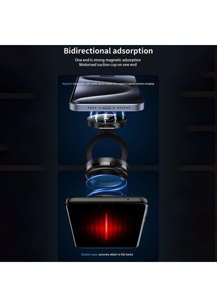 Araba Manyetik Telefon Braketi Kablosuz Şarj Cihazı Telefon Braketi 360 Derece Dönen Gezinme Telefon Tutucu Araba Telefon Stand (Yurt Dışından) indirimleri