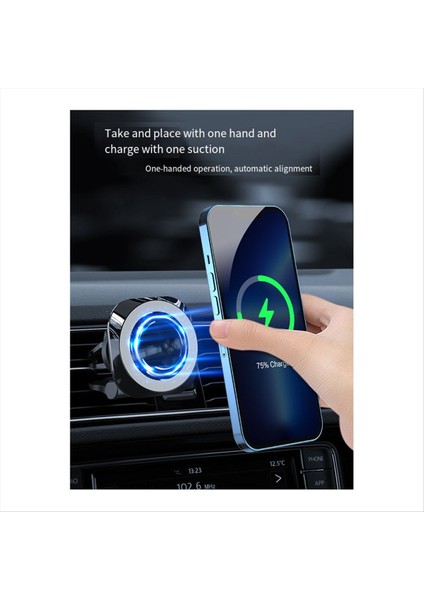 Hızlı Araba Magnicy Kablosuz Şarj Cihazı Iphone 12 &amp 13S Araba Şarj Tutucu Şarj Cihazı (Yurt Dışından) modelleri