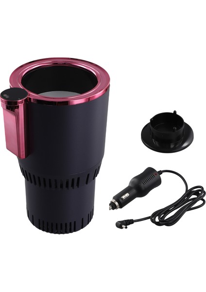 12V Araba 2 Arada 1 Isıtma Kupası Isıtıcı Soğutucu Kupa Akıllı Kupa Tutucu Dijital Ekran Sıcaklık Içecekleri Tutucular Mor (Yurt Dışından)