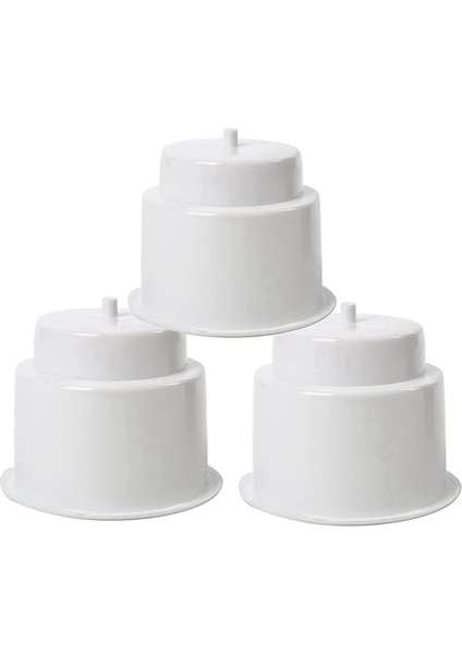 6 Adet Plastik Fincan Içeceğinde Gömme Düşüş Tekne Arabası Deniz Rv (Beyaz) Için Tahliye ile Tutucu Olabilir (Yurt Dışından)