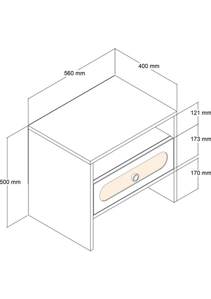 Münih Komodin - Krem / Traverten Mermer indirimleri
