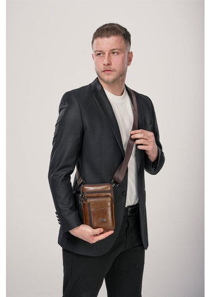 31613 Hakiki Deri Askılı Çanta